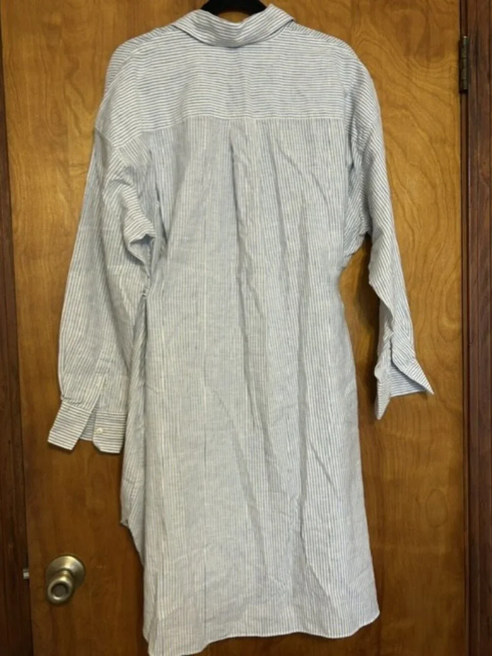 Isabel Marant Etoile Blue White Stripe Shirt Dress Resort Beach Coverup Size S - Picture 3 of 7